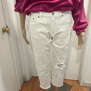 Gap high rise straight leg petite